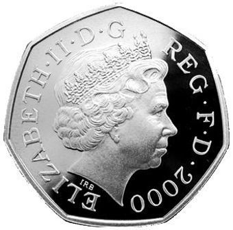 2000 Libraries 50p Silver Proof_obv