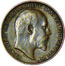 Edward VII 1907 Farthing Fine_obv