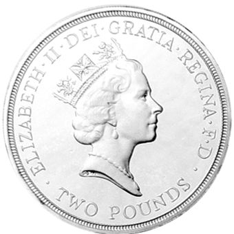 £2 (End World War II 1995) Silver Proof_obv