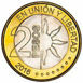 Argentina, 2 Pesos 2016 (Bicentenary Declaration Independence) Bimetallic Unc_rev