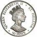 St Helena, 50 Pence (50th anniversary of Queen's Coronation) 2003 Silver Proof_obv