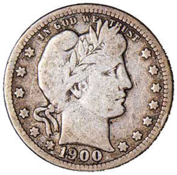 United States of America Quarter Barber