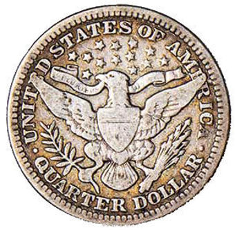 United States of America Quarter Barber