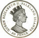 Falkland Islands, 50 Pence (Victoria 100th Anniversary) 2001  Silver Proof_obv