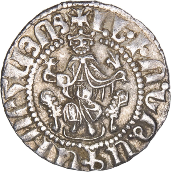 Cilician Armenia, Levon I (1198-1219), AR Tram  Extremely Fine_obv