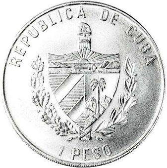 Cuba 1995 1 Peso 50th Anniversary of United Nations Unc_rev
