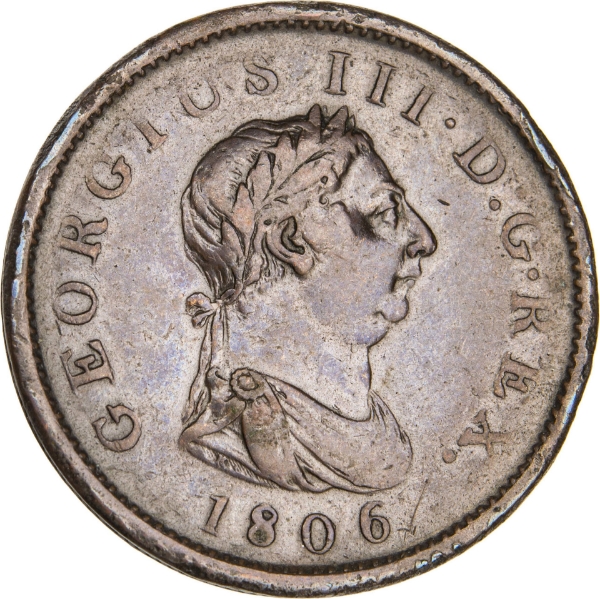 George III, Penny 1806-7_obv