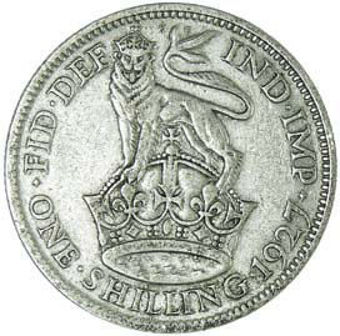 George V, 1927_Shilling_rev
