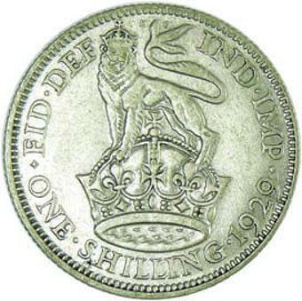 George V, 1929_Shilling_rev