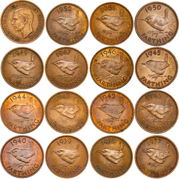 George VI, Farthing collection_obv
