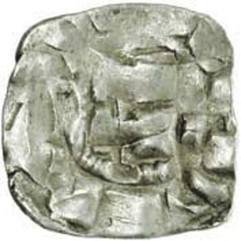 Italian States, Lucca, Enrico III, IV & V (1039-1125) AR Denaro_obv2