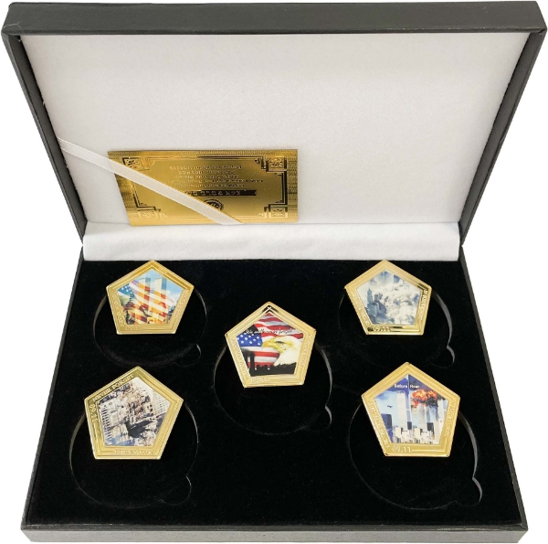 9/11 Never Forget Collection in Case