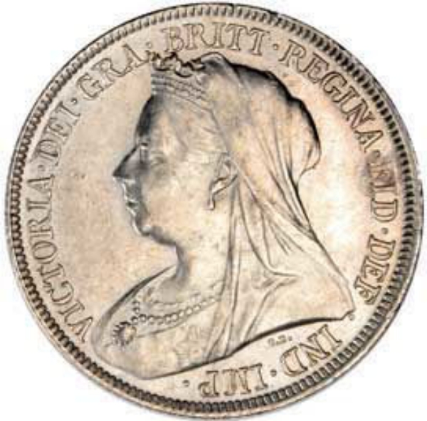 Victoria Old Head Shilling Unc_obv
