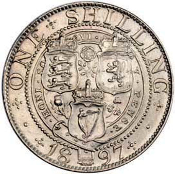Victoria Old Head Shilling Unc_rev