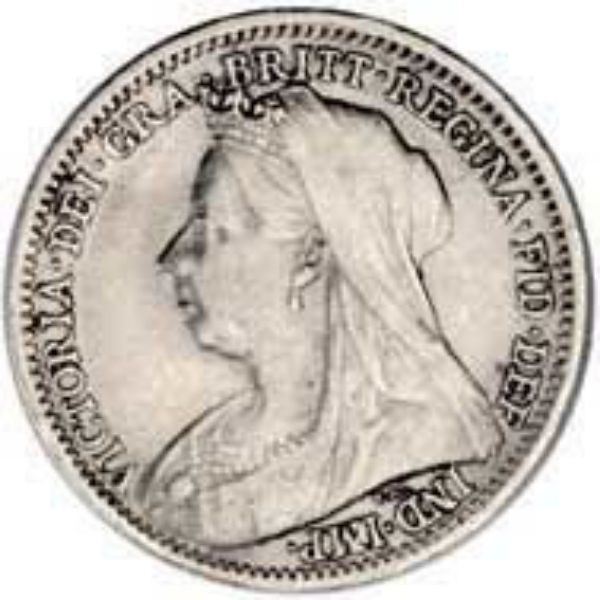 Victoria Old Head Threepence Unc_obv