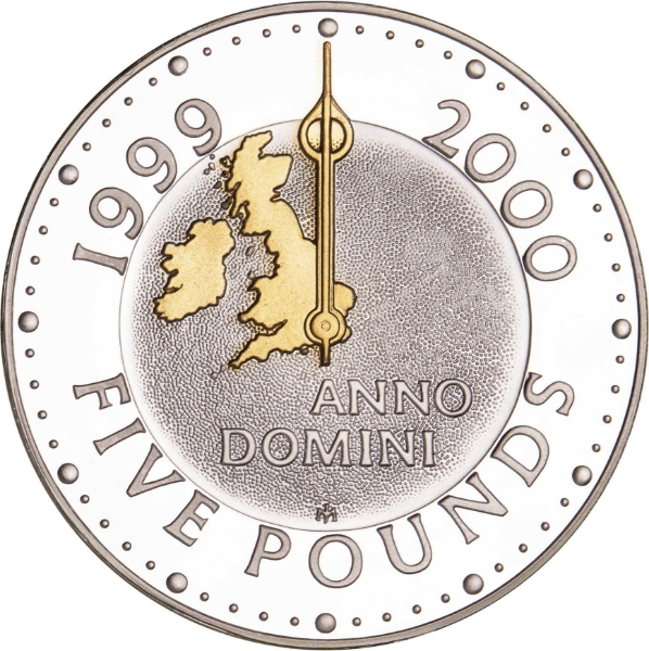 £5_Millennium_1999_Proof_Sterling_Silver_obv