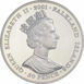 Falkand Islands, 50 Pence (History of British Coins - Henry VII Sovereign) 2001 Proof Sterling Silver_rev