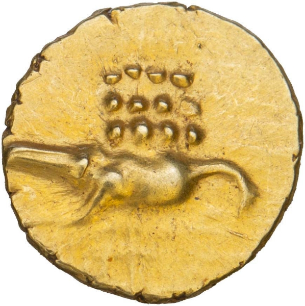 Indian Princely States, Coorg, Gold Fanam, ca. 1700-1830_obv