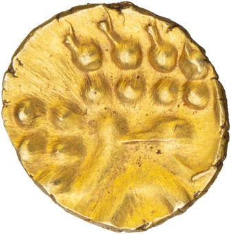 Indian Princely States, Coorg, Gold Fanam, ca. 1700-1830_rev