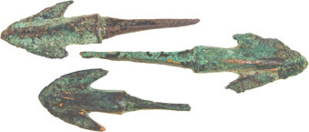 Ancient Greek Bronze Tanged Arrowhead