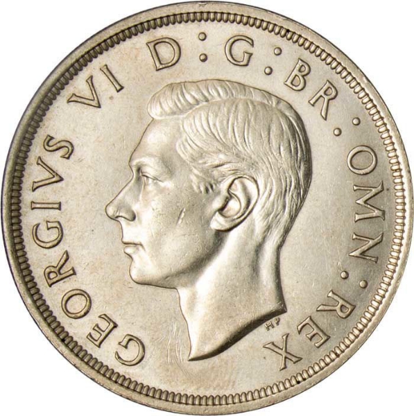 George VI_Crown_1937_Uncirculated_obv