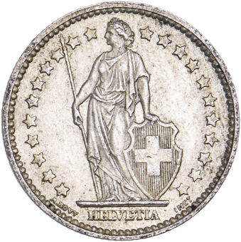 Switzerland_1958_2_Franks_obv