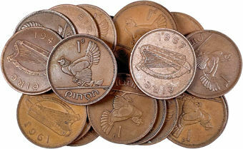 Irish, Complete Penny Collection 1928-1968_obv