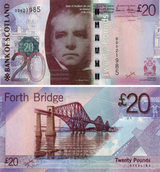 Bank Scotland  £20 P126 2007  Unc