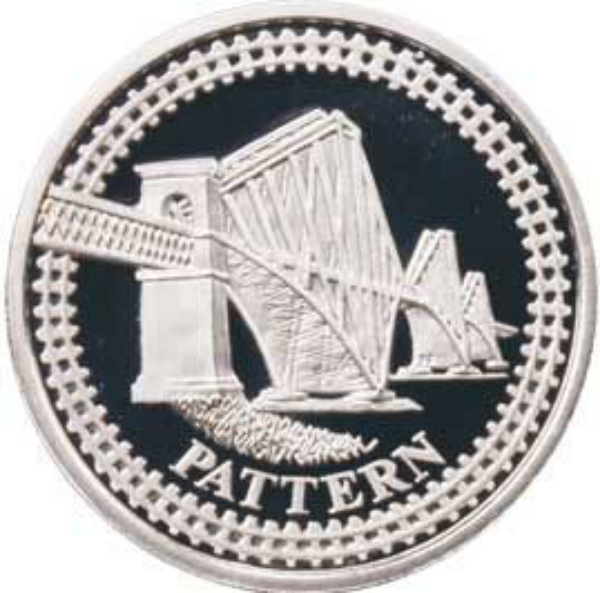 2003 £1 Forth Rail Bridge Silver Proof Pattern_rev