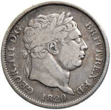 George III, Shilling (Bull Head) Fine_obv