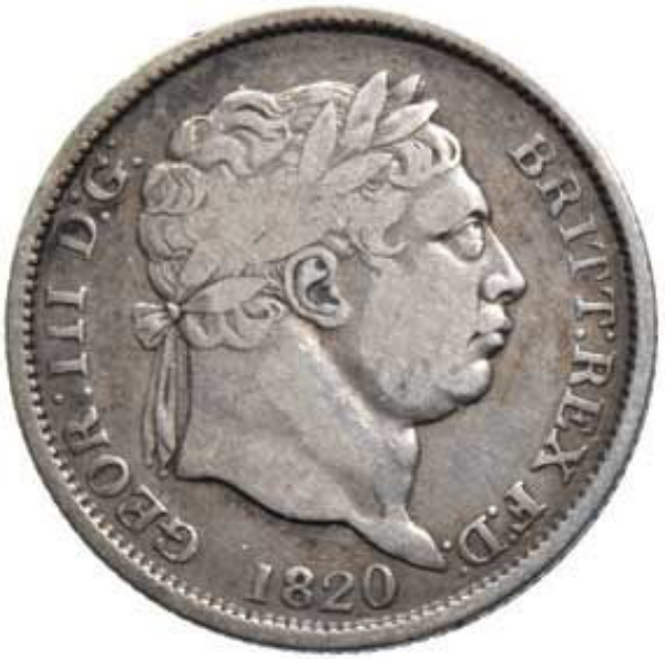 George III, Shilling (Bull Head) Fine_obv