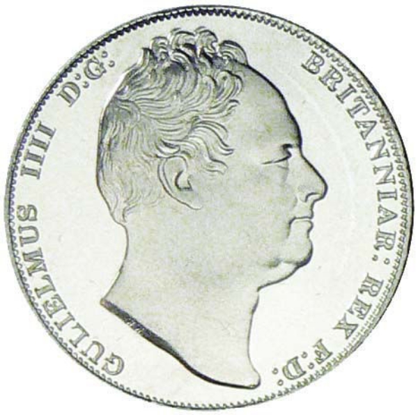 William IV, Patina Scottish Crowns_obv