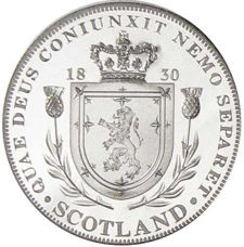 William IV, Scottish Crown Patina Pewter_rev