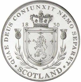 William IV, Scottish Crown Patina Pewter_rev