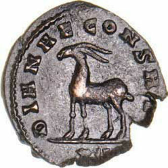 Gallienus. A.D. 253-268. Antoninianus Gazelle Very Fine_rev