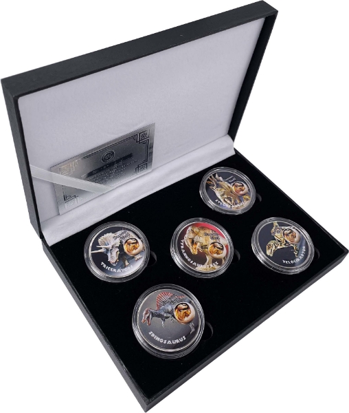 Dinosaur Medallion Set