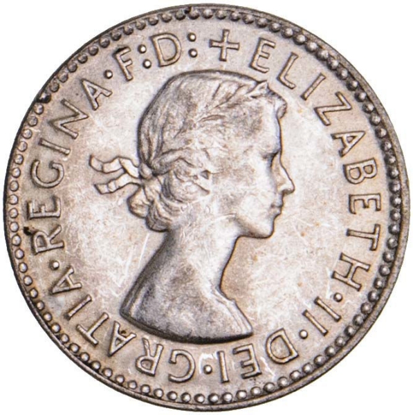 Australia, Threepence (Silver) AU-Unc_obv