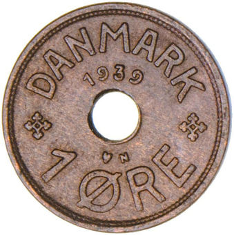 Denmark_1ore_obv
