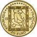 France, Matisse 20 Euro Brass BU_rev