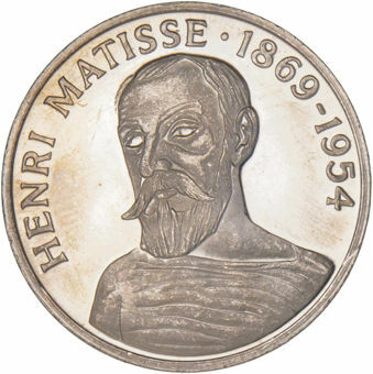 France, Matisse 20 Euro Cupro-Nickel BU_obv
