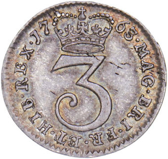 George III, Threepence Uncirculated_rev
