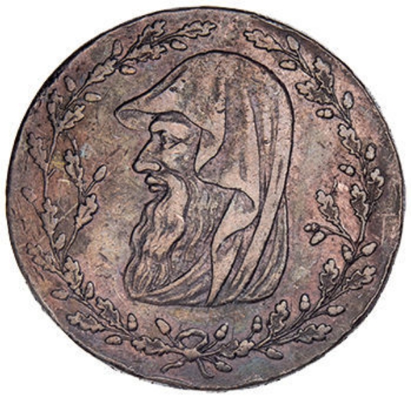 Anglesey Druid Halfpenny Token Very Fine_obv