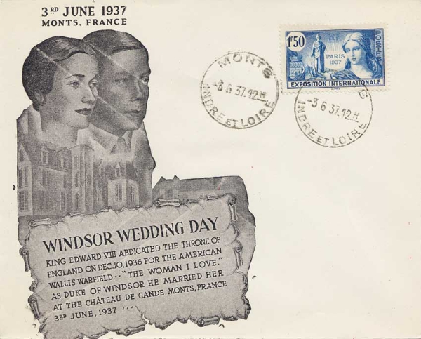Edward VIII Wedding Cover Drawing