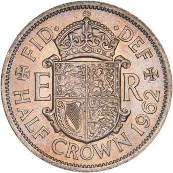 1962 Halfcrown  Unc_rev