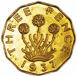 1937 Brass Threepence Unc-BU_rev