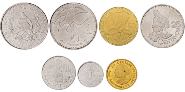 Guatemala, 6 Coin Set_obv