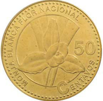 Guatemala, 6 Coin 50_Centavos_rev