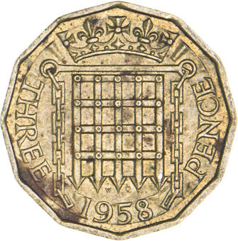 Elizabeth_II_Threepence_1958_Rev