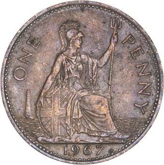 Elizabeth_II_Onepenny_1967_Rev