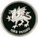 2000 £1 Welsh Pound Proof Sterling Silver_rev